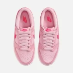Nike Dunk Low Triple Pink - Görsel 4