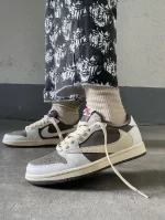 Travis Scott x Air Jordan 1 Low Reverse Mocha