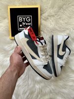Nike Travis Scott x Air Jordan 1 Low Antrasit - Görsel 2