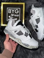 Nike Air Jordan 4 Retro White Desenli - Görsel 2