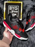 Nike Air Jordan 4 Retro Red & Black - Görsel 2