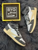 TRAVIS SCOTT & JORDAN 1 HIGH GREY - Görsel 2