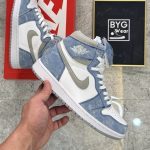 Orijinal/İthal Air Jordan 1 Mid "Hyper Royal"