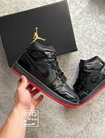 Nike Air Jordan 1 Black - Görsel 2