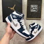 Nike Air Jordan 1 Mid Lacivert